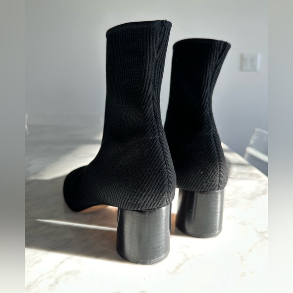 Vince Tasha Black Knit Boots - Picture 5 of 13